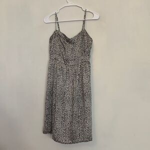 Bee Stitched black/white floral spaghetti strap dress Size L